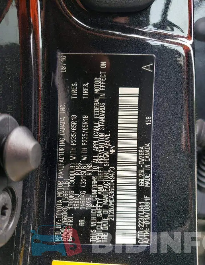 2T2BZMCA3GC049473 Photo# 12