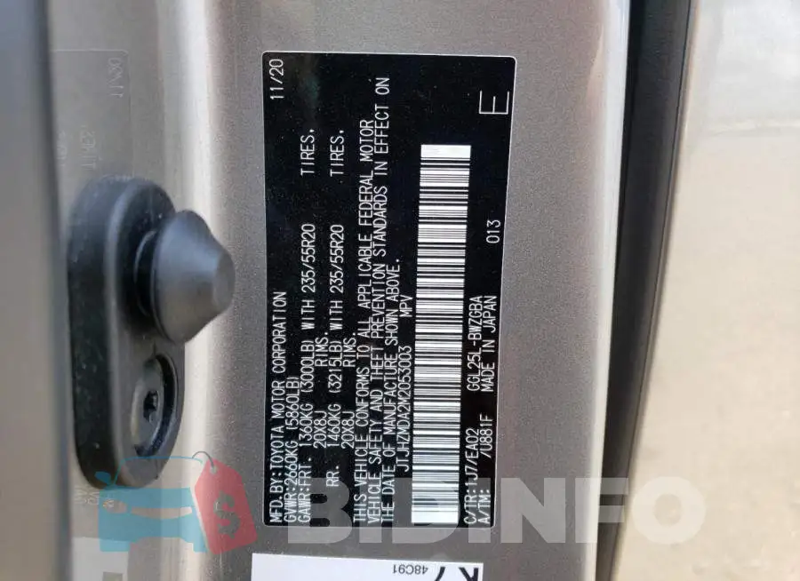 JTJHZMDA2M2053003 Photo# 14