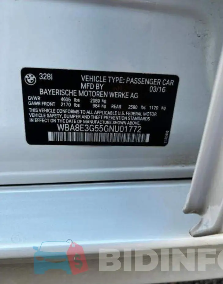 WBA8E3G55GNU01772 Photo# 10