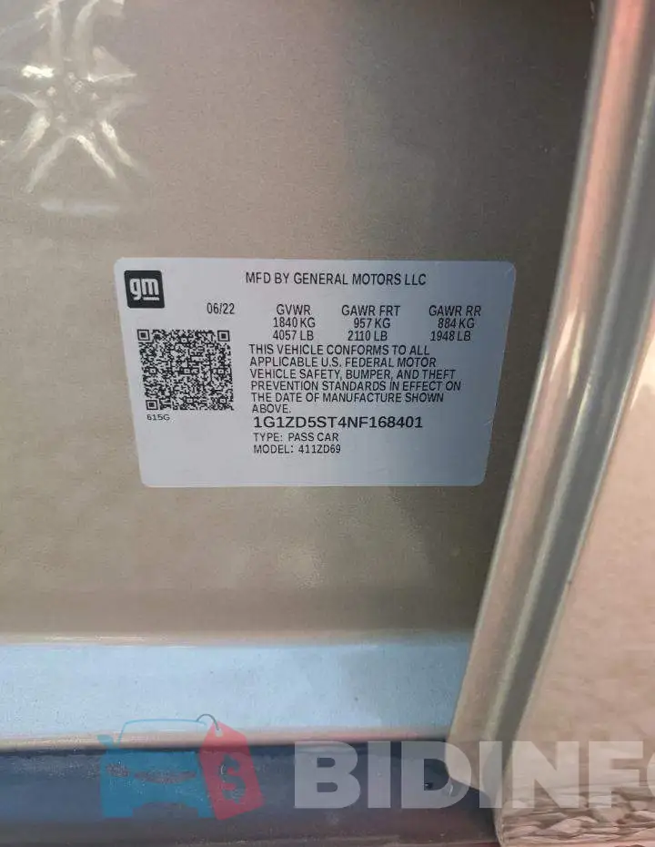 1G1ZD5ST4NF168401 Photo# 12