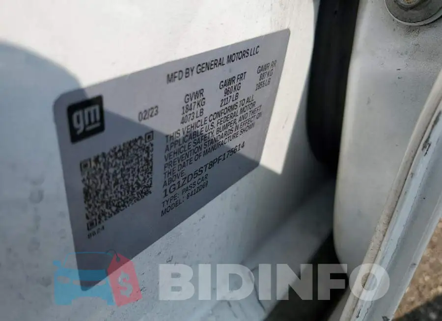 1G1ZD5ST8PF175614 Photo# 13