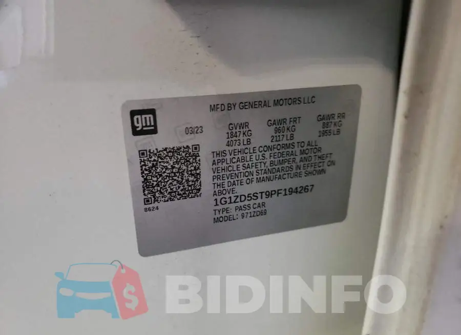 1G1ZD5ST9PF194267 Photo# 12