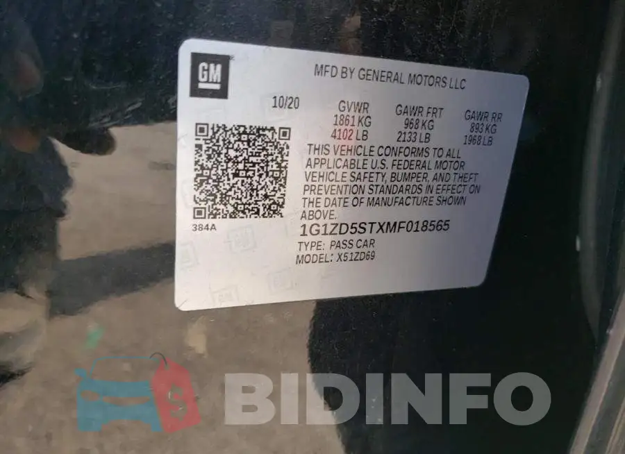 1G1ZD5STXMF018565 Photo# 12