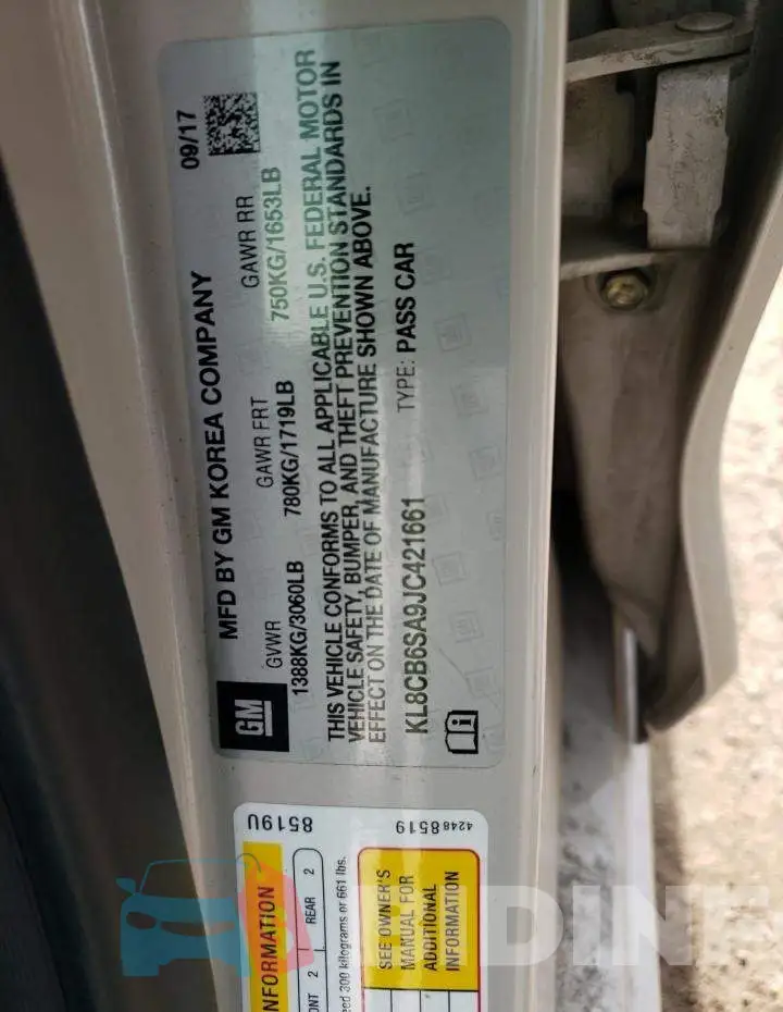 KL8CB6SA9JC421661 Photo# 12
