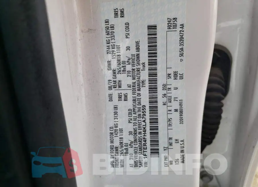 1FTER4FH4KLA79559 Photo# 12