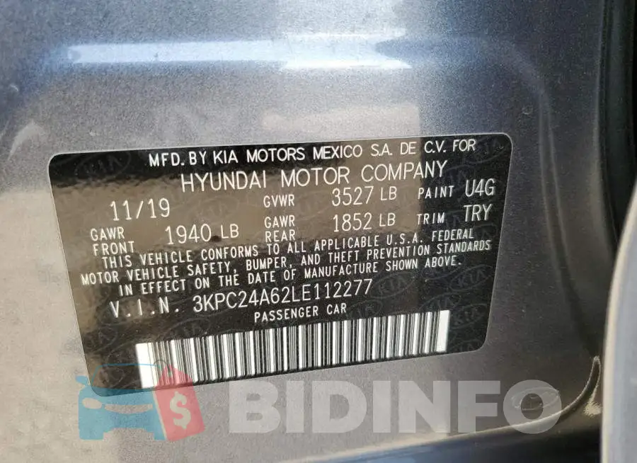 3KPC24A62LE112277 Photo# 12