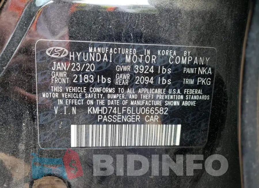 KMHD74LF6LU066582 Photo# 12