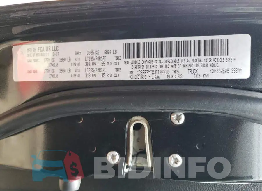 1C6RR7YTXJS107736 Photo# 12