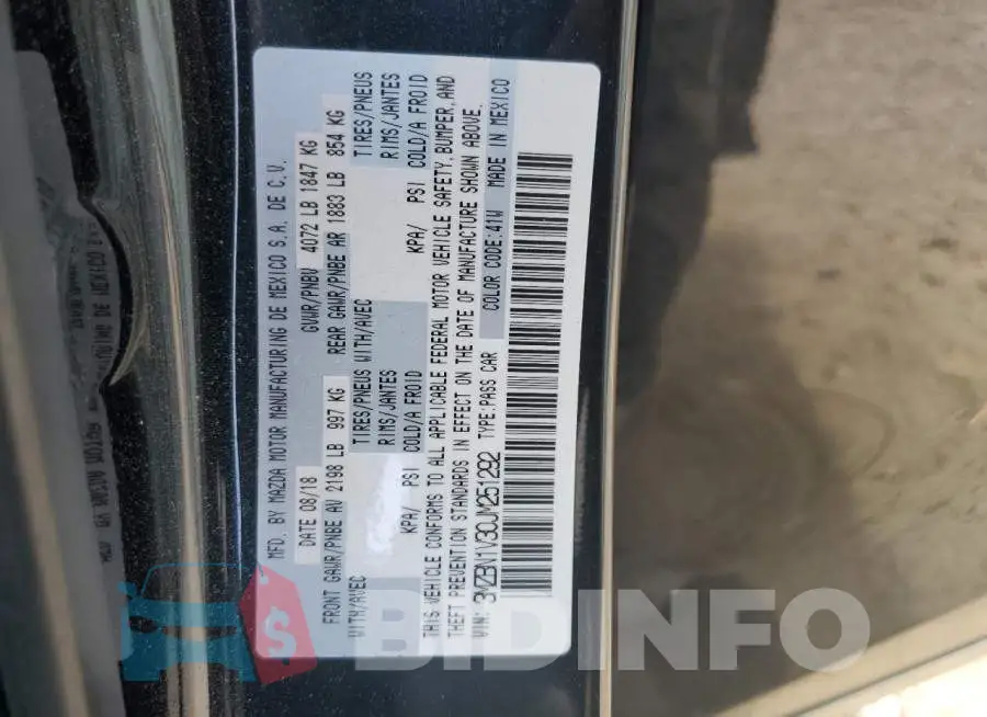 3MZBN1V30JM251292 Photo# 12