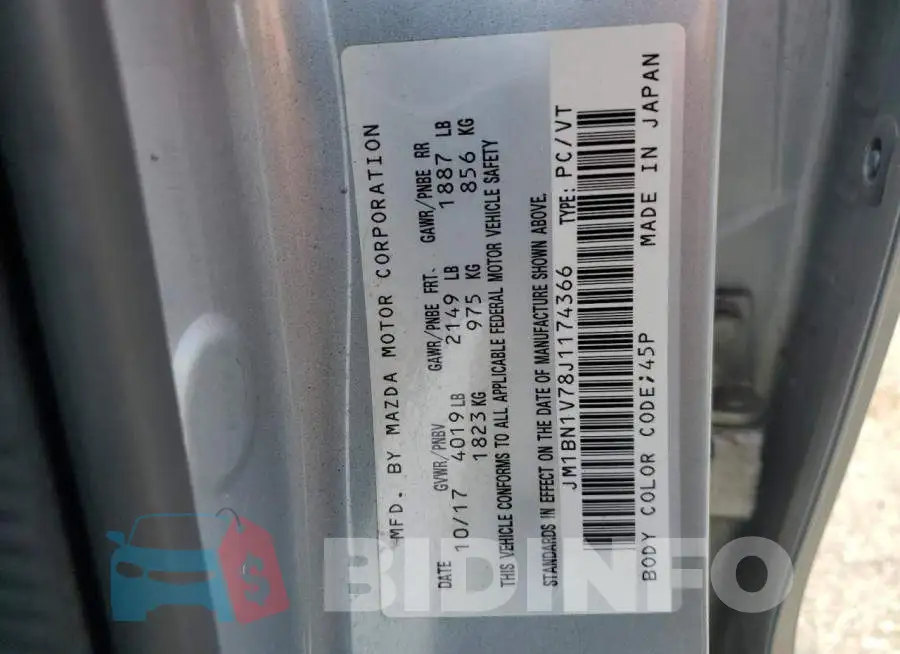 JM1BN1V78J1174366 Photo# 12