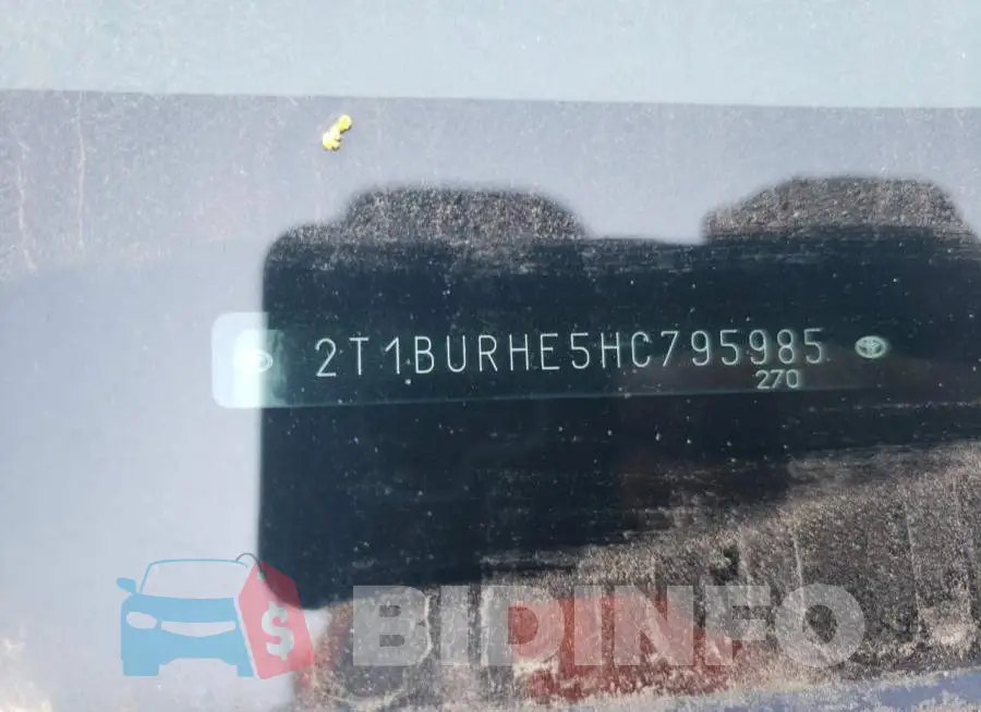 2T1BURHE5HC795985 Photo# 12