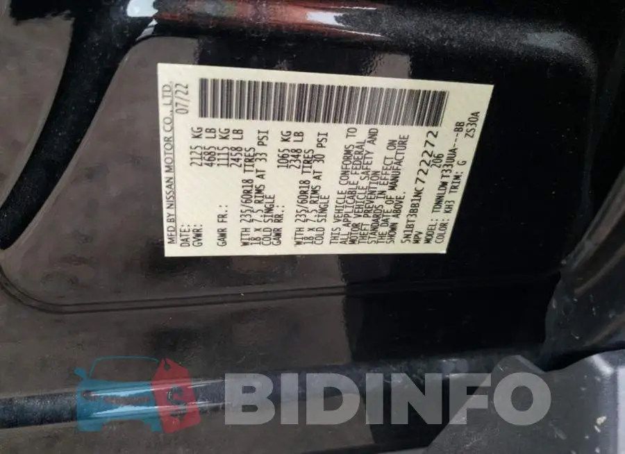5N1BT3BB1NC722272 Photo# 13
