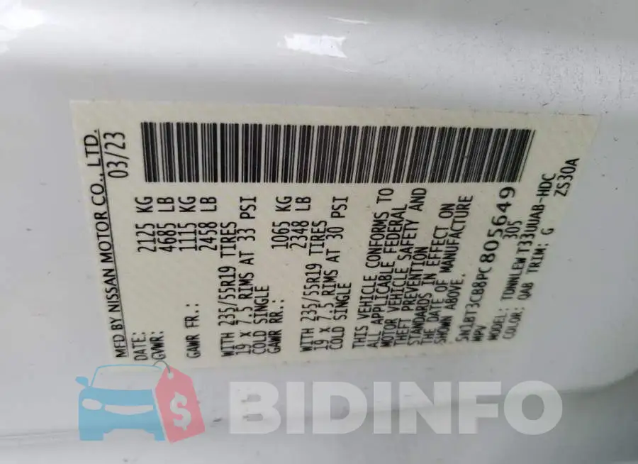 5N1BT3CB8PC805649 Photo# 12