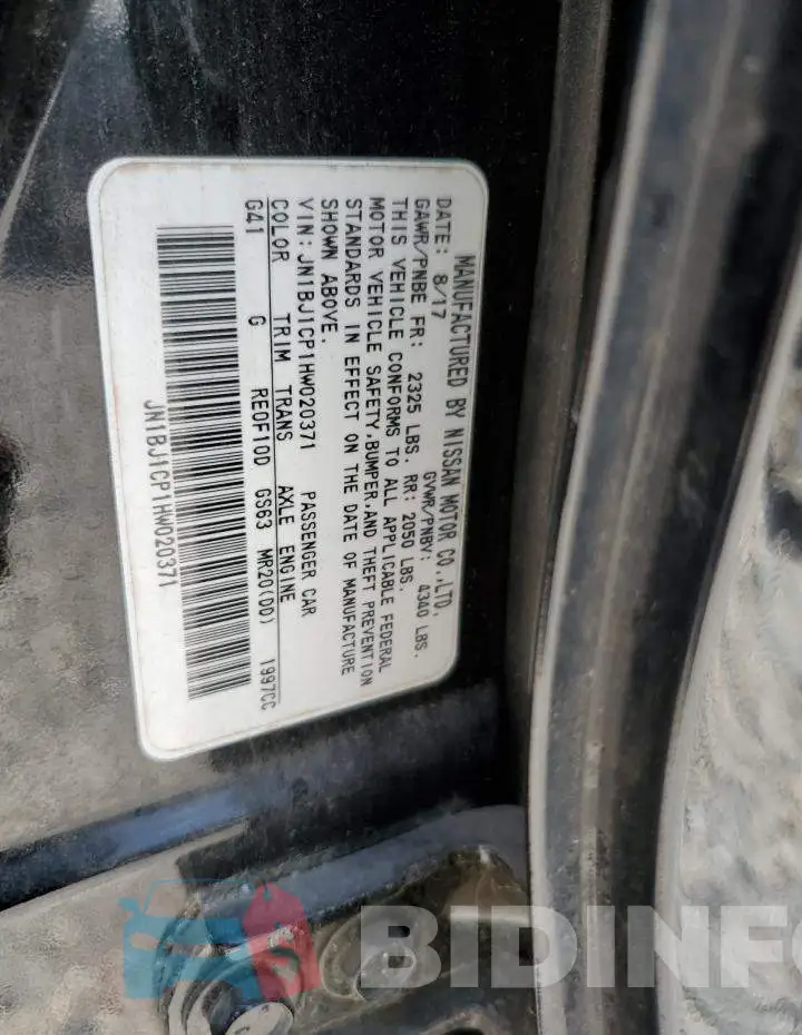 JN1BJ1CP1HW020371 Photo# 13
