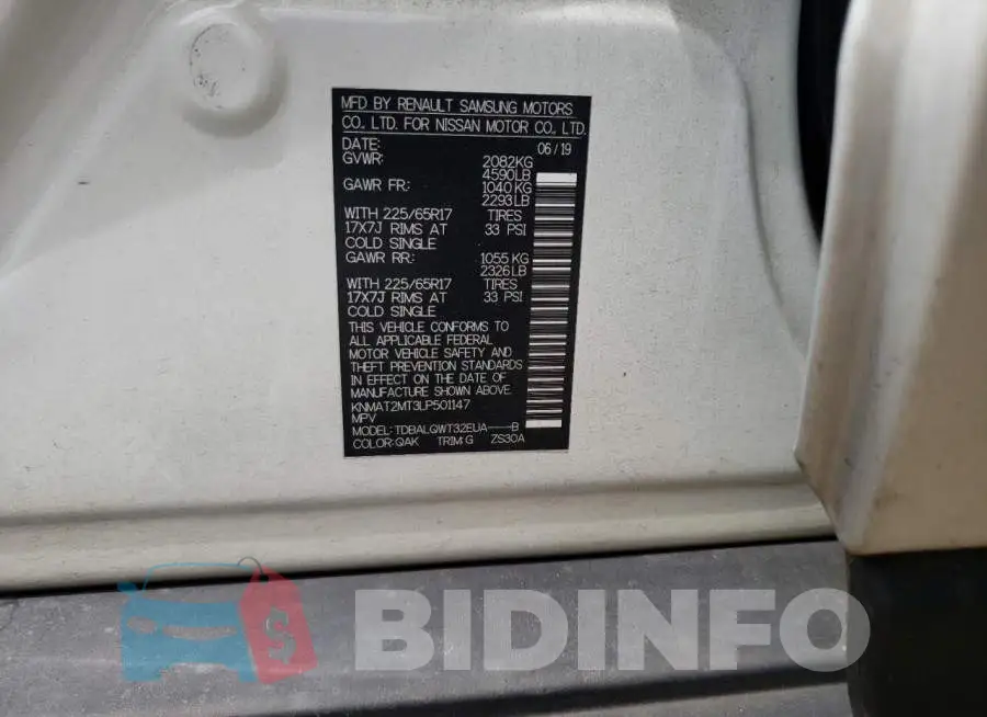 KNMAT2MT3LP501147 Photo# 12