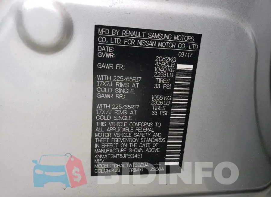 KNMAT2MT5JP511451 Photo# 13