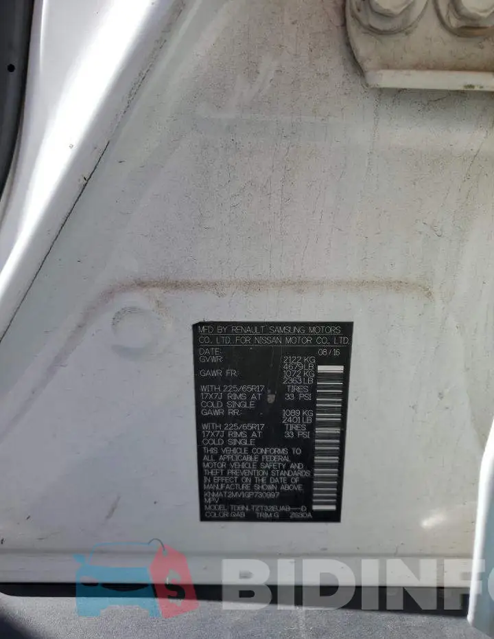 KNMAT2MV1GP730997 Photo# 12