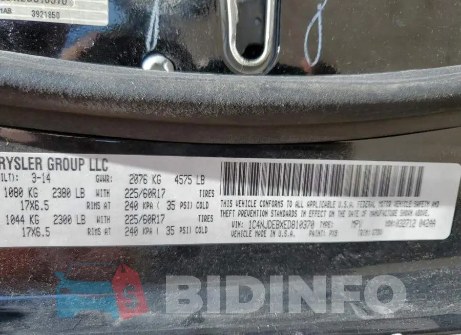 1C4NJDEBXED810370 Photo# 12