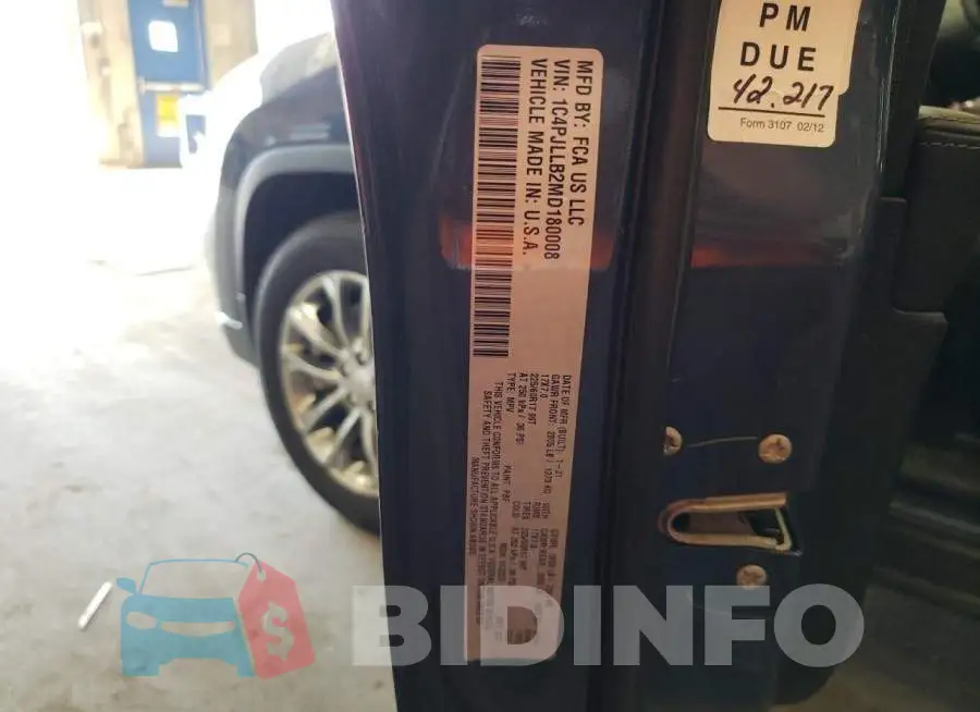1C4PJLLB2MD180008 Photo# 14