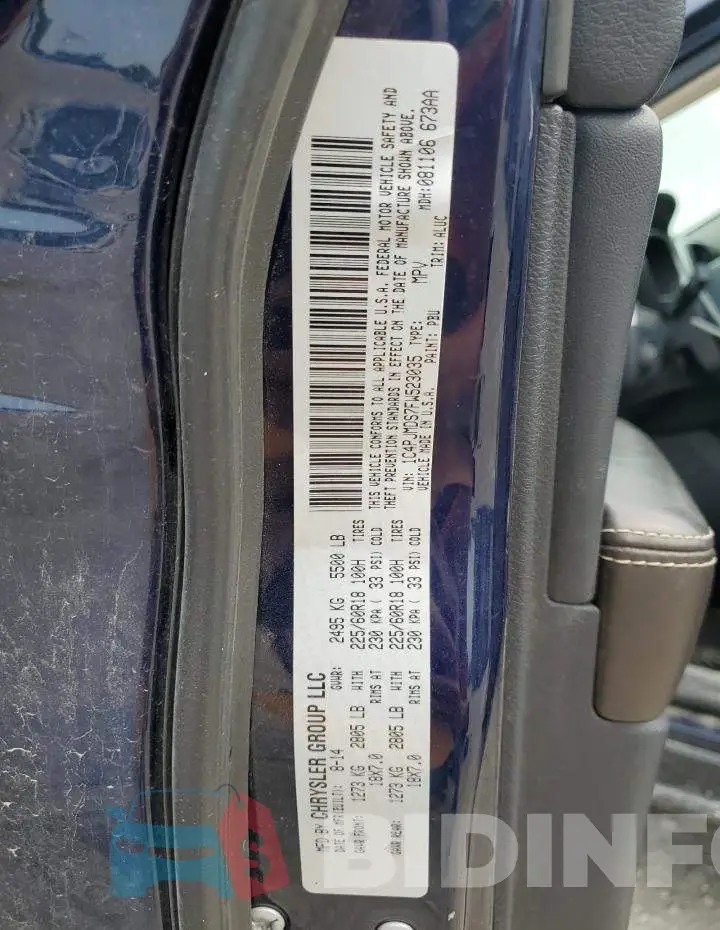 1C4PJMDS7FW523035 Photo# 13
