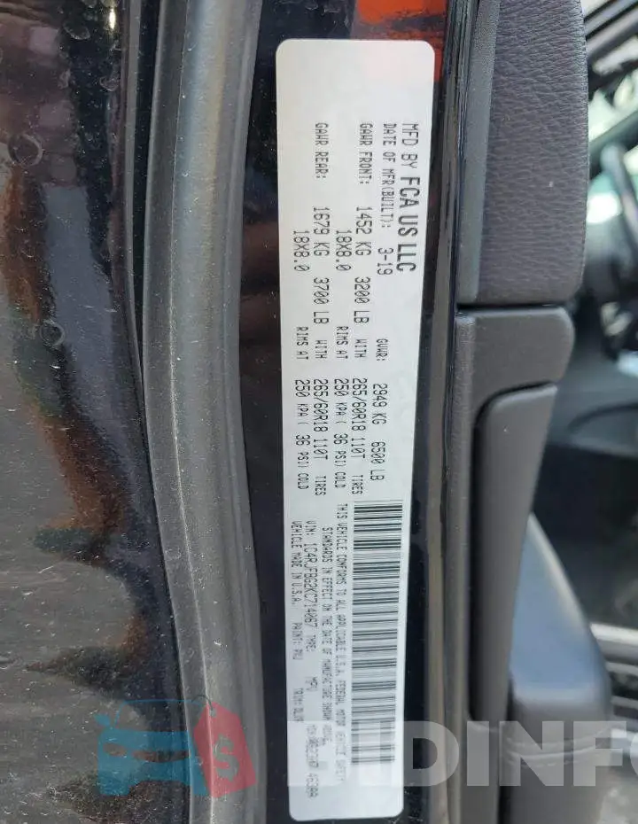 1C4RJFBG2KC714067 Photo# 14