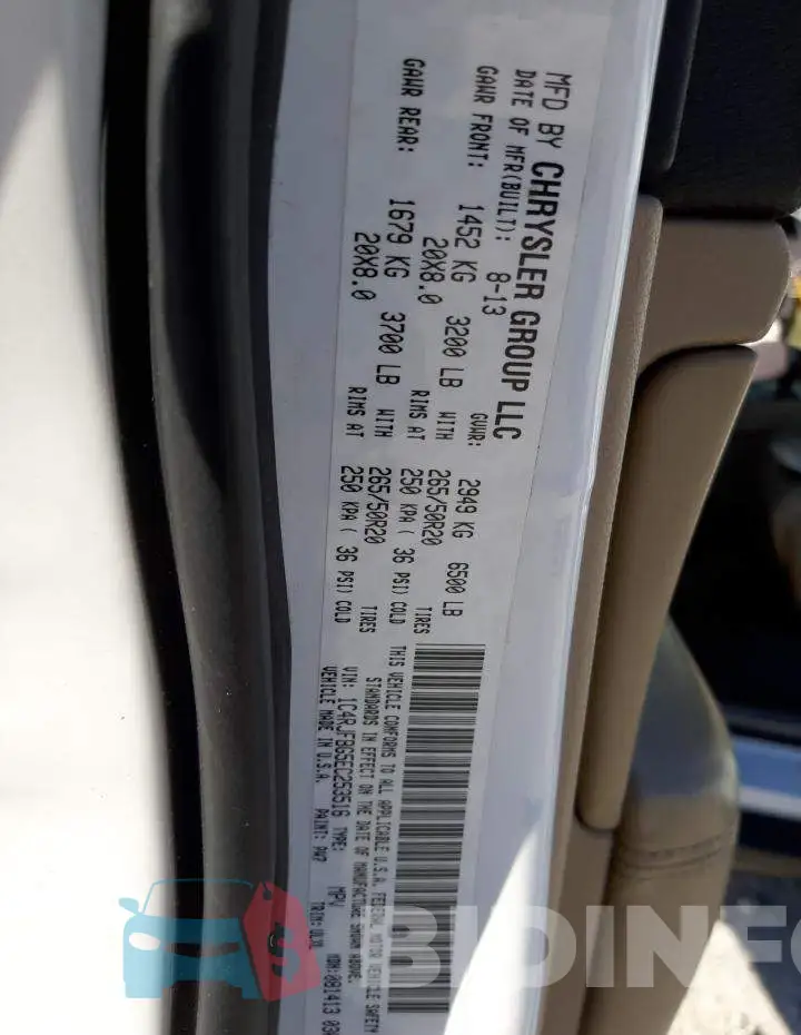 1C4RJFBG5EC253516 Photo# 13