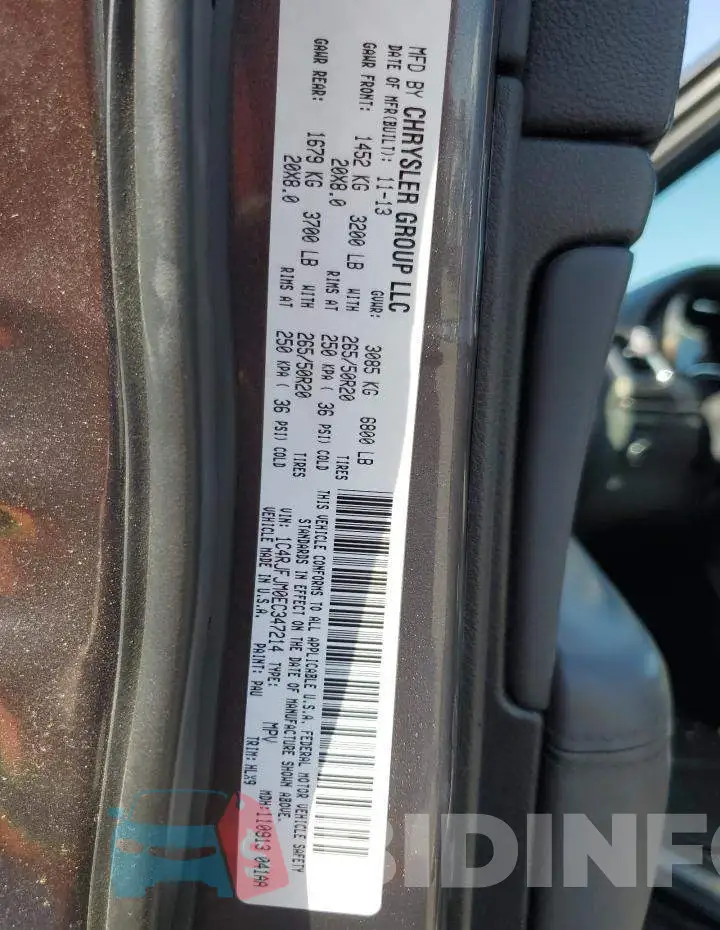 1C4RJFJM0EC347214 Photo# 12