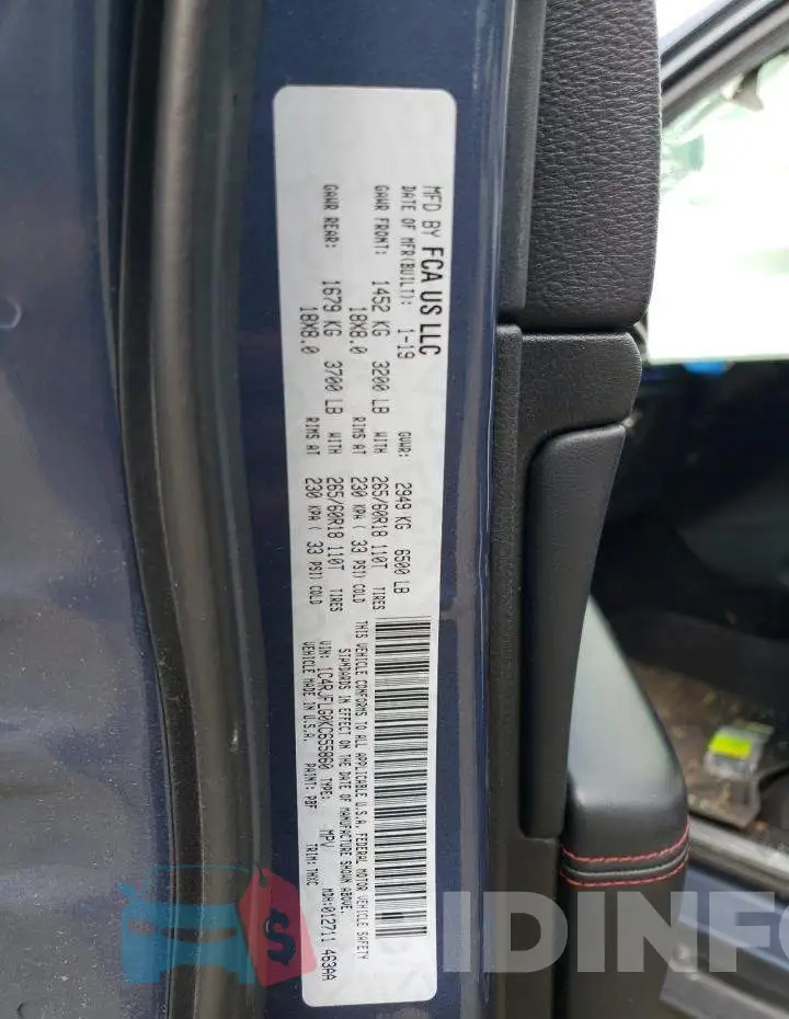 1C4RJFLG0KC655860 Photo# 13