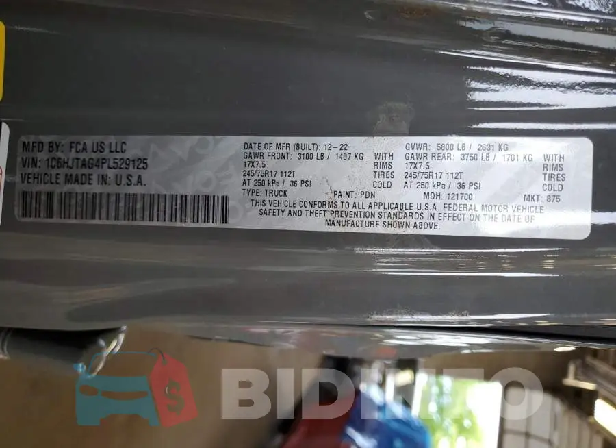 1C6HJTAG4PL529125 Photo# 12