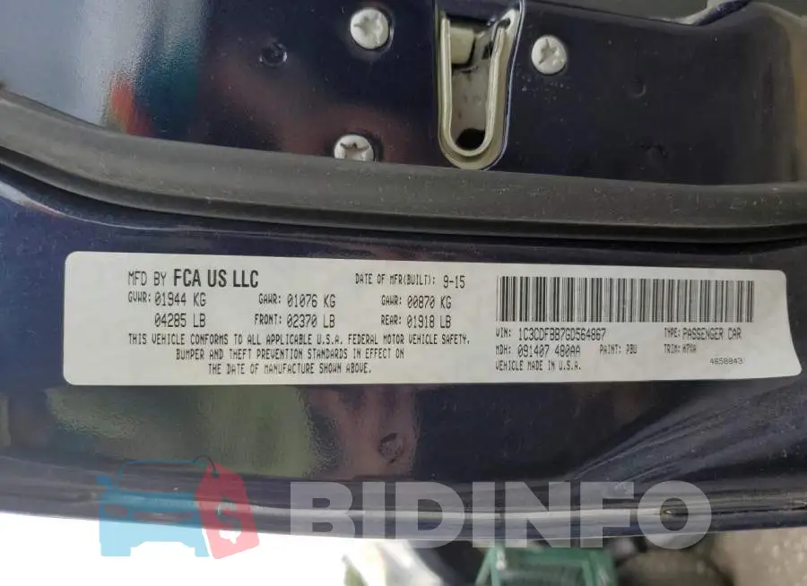 1C3CDFBB7GD564867 Photo# 12