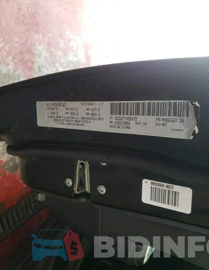 2C3CDXCT7HH560755 Photo# 12