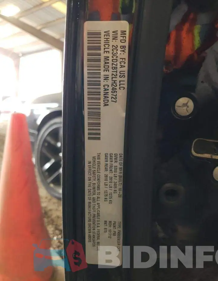 2C3CDZBT2LH246727 Photo# 13