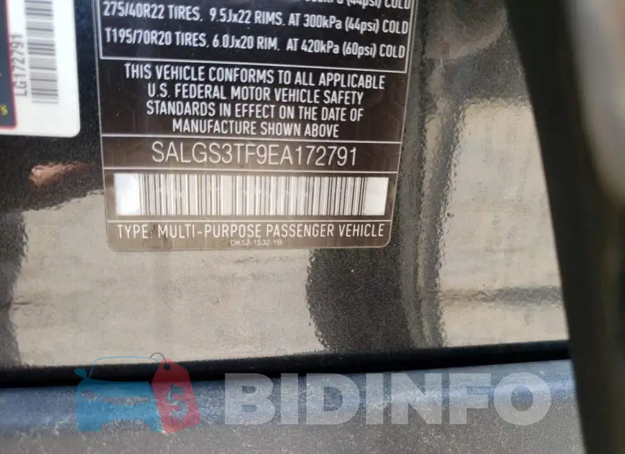 SALGS3TF9EA172791 Photo# 12