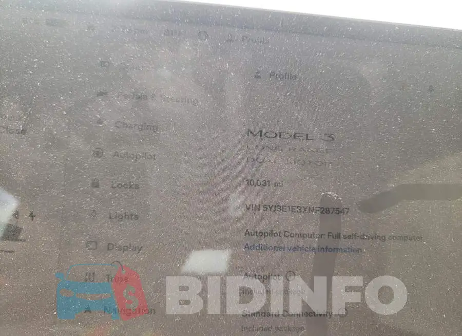 5YJ3E1EBXNF287547 Photo# 9