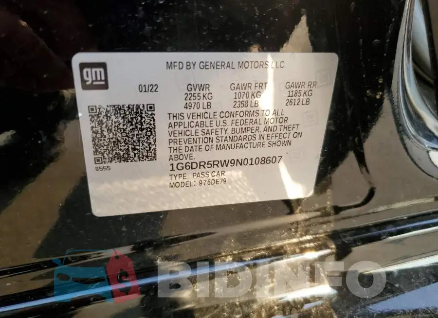 1G6DR5RW9N0108607 Photo# 13