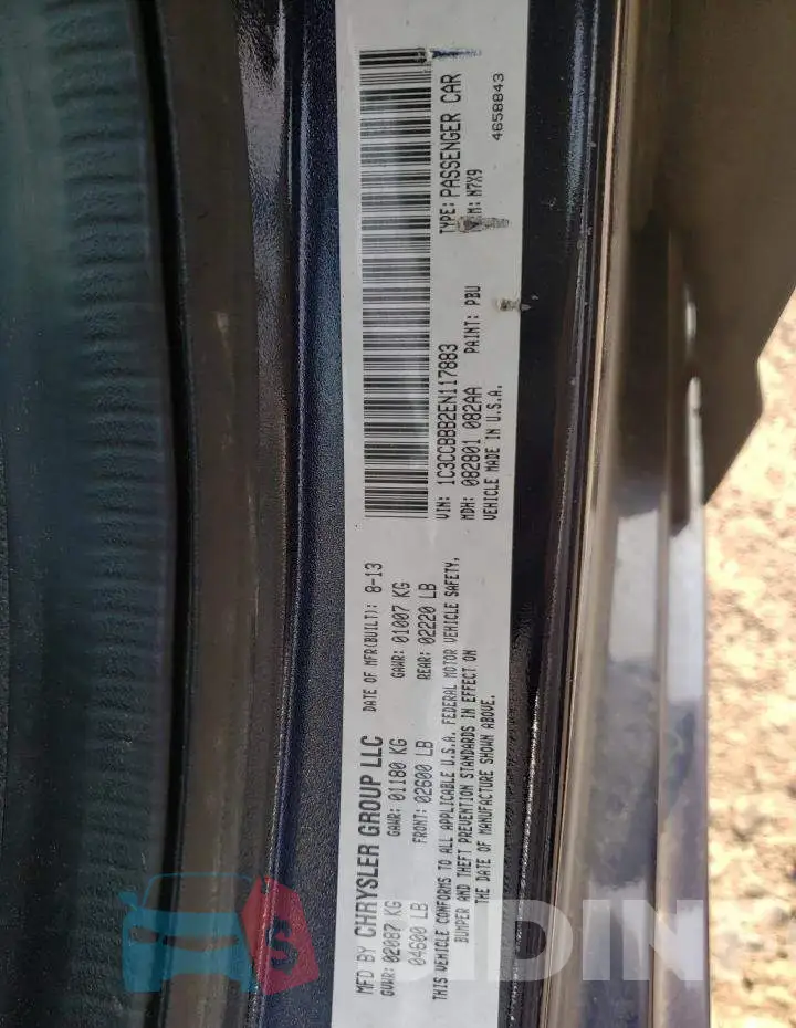 1C3CCBBB2EN117883 Photo# 12