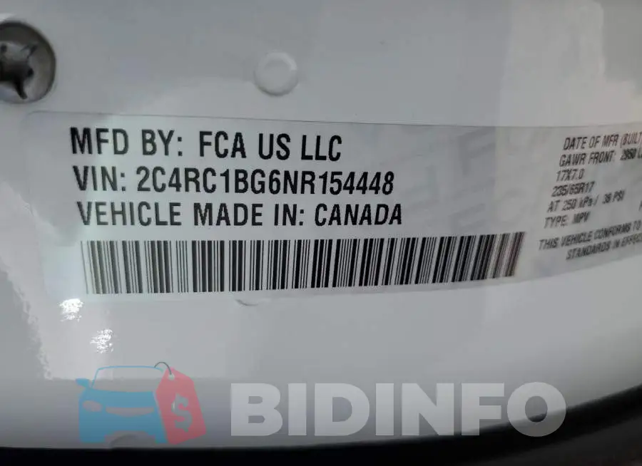 2C4RC1BG6NR154448 Photo# 13