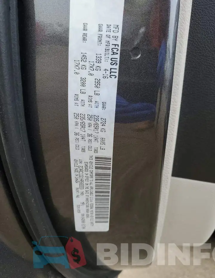 2C4RC1DG1HR502223 Photo# 13