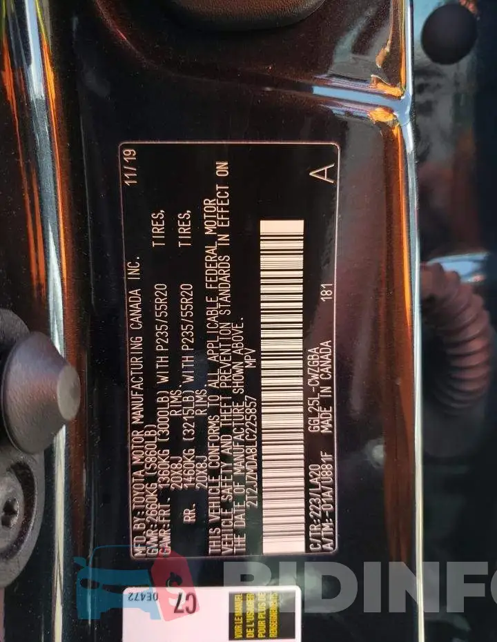 2T2JZMDA8LC225857 Photo# 14