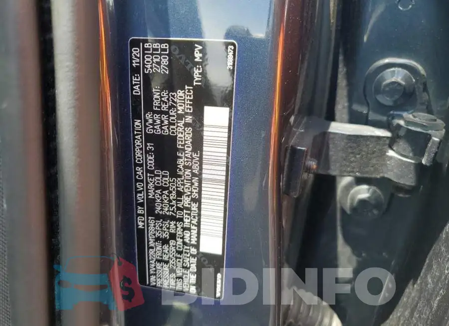 YV4A22RLXM1768461 Photo# 12
