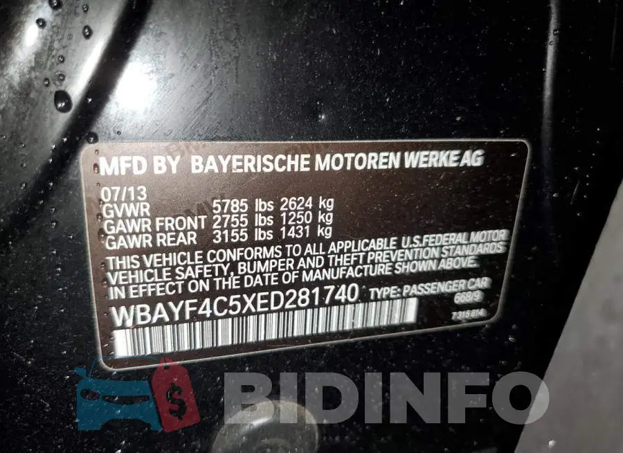 WBAYF4C5XED281740 Photo# 12