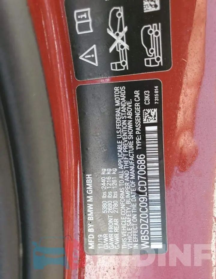 WBSDZ0C09LCD70686 Photo# 12