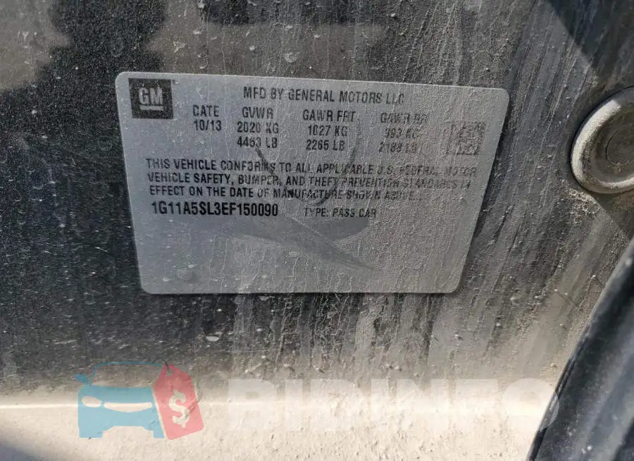 1G11A5SL3EF150090 Photo# 12