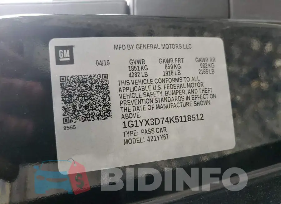 1G1YX3D74K5118512 Photo# 12