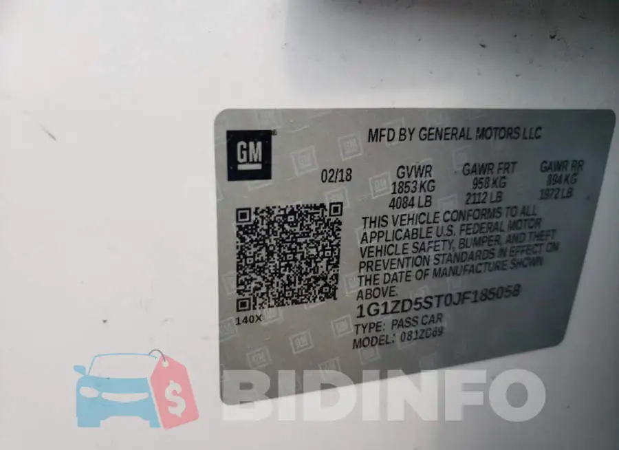 1G1ZD5ST0JF185058 Photo# 12