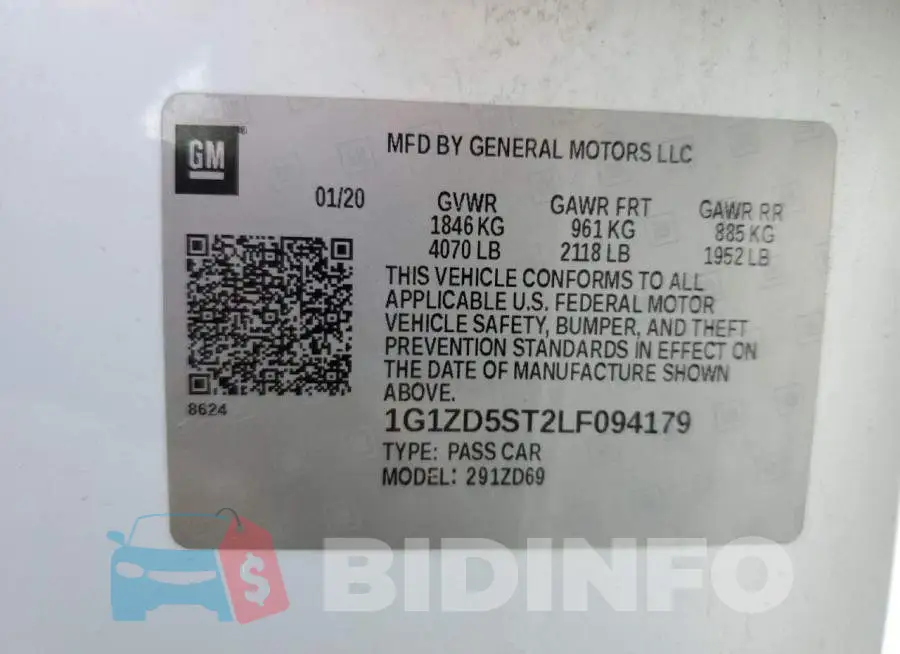 1G1ZD5ST2LF094179 Photo# 12