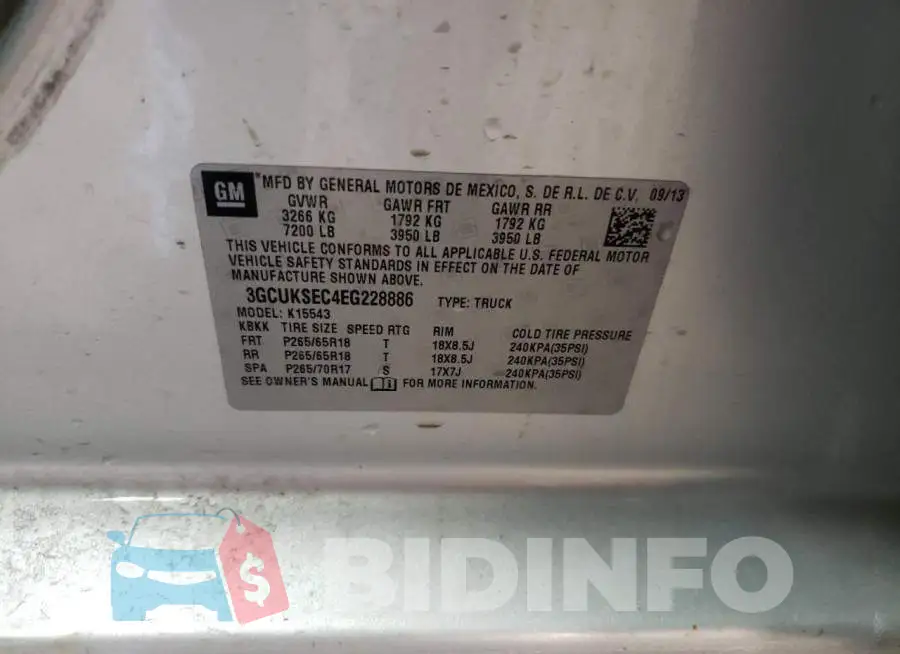 3GCUKSEC4EG228886 Photo# 12
