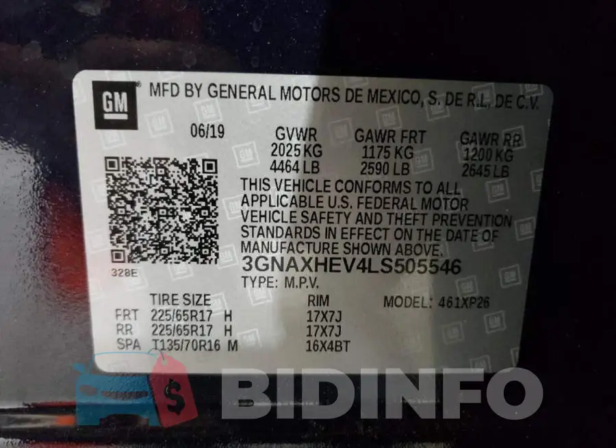 3GNAXHEV4LS505546 Photo# 13