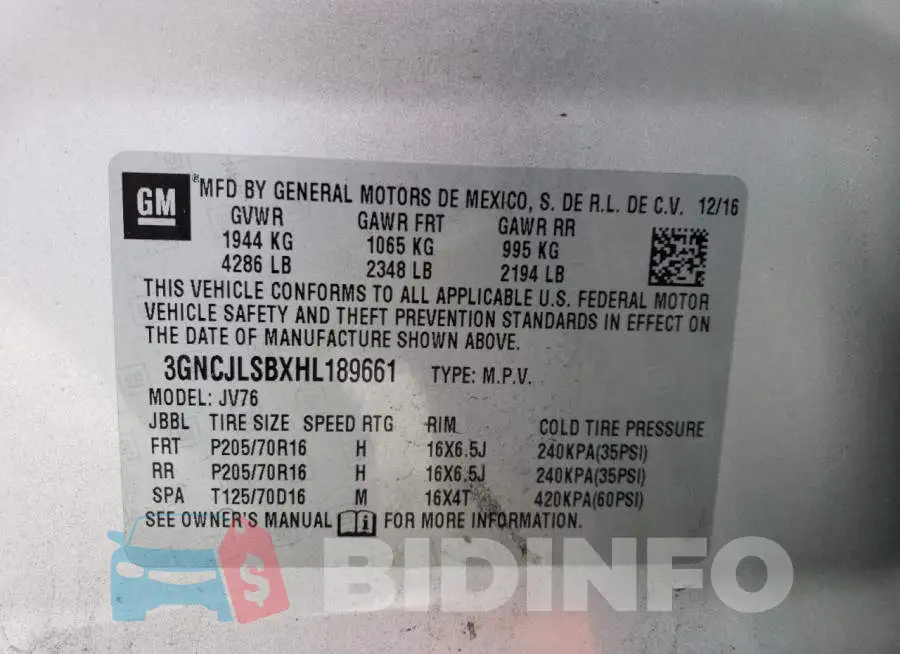 3GNCJLSBXHL189661 Photo# 12