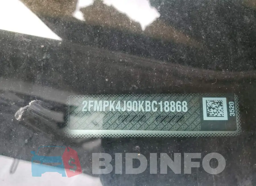 2FMPK4J90KBC18868 Photo# 13